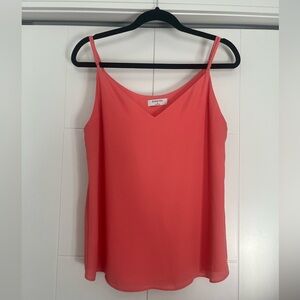 Coral Babaton adjustable spaghetti strap tank